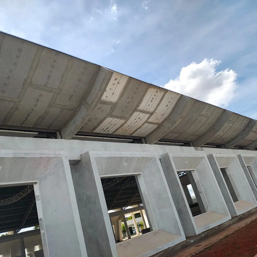 Obras e estrutura: obra realizada pela Domatra